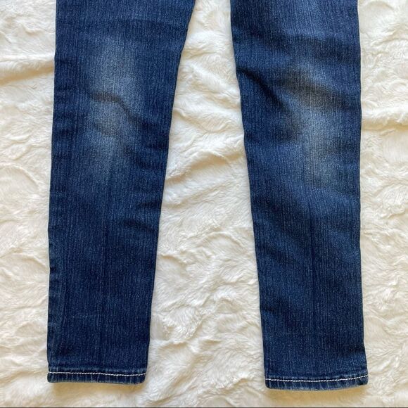 Seven7 Straight Leg Flap Pockets Denim Jeans - Girls 12 - Picture 5 of 9